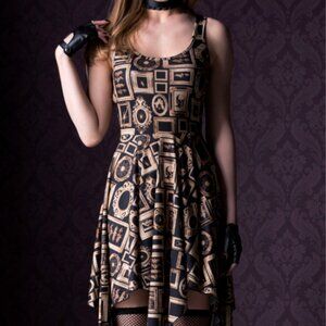 Penny Dreadful Handkerchief Hem Dress - Hot Topic Size Medium